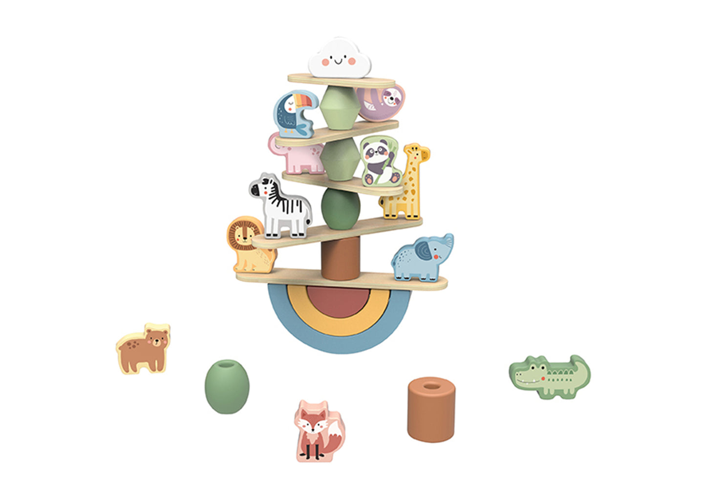 Tooky Toy My Forest Friends Stacking Animals