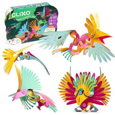 Clixo Magnetic Tropical Birds