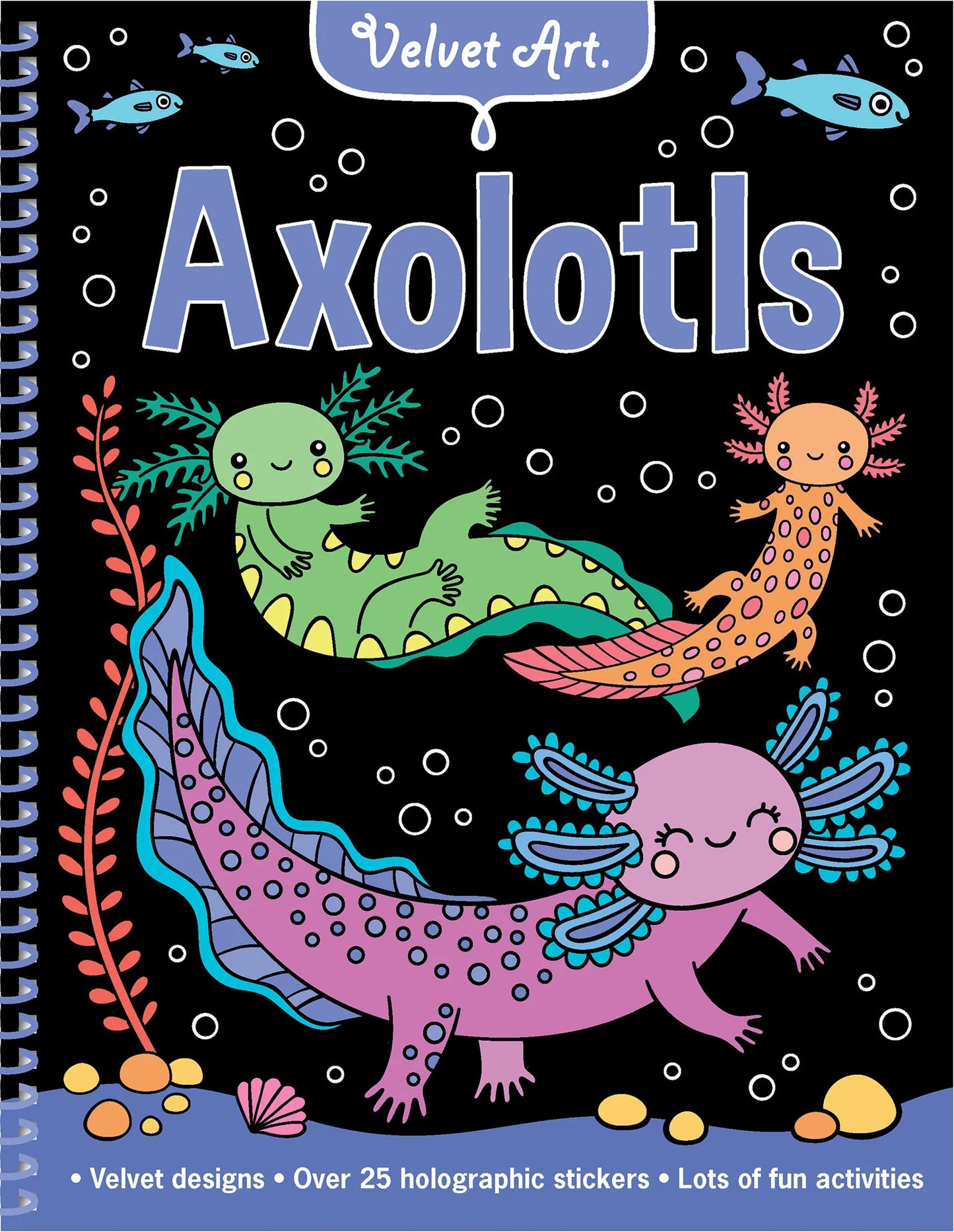 Velvet Art Activity Books Axolotl
