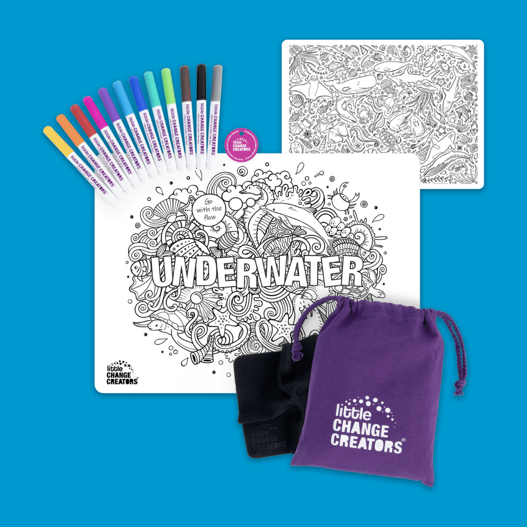 Re-Fun-able Reusable Colouring Set Underwater