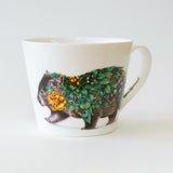 Marini Ferlazzo Mug And Coaster Wombat Bushwalk