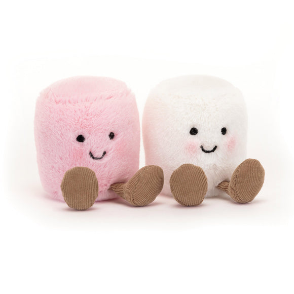 Jellycat Plush Amuseable Pink and White Marshmallows