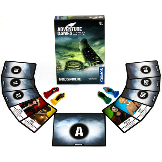 Adventure Games Monochrome Inc Co-Operative Board Game