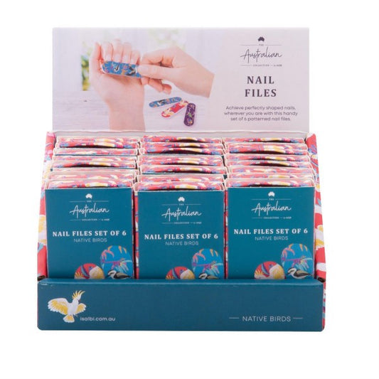 The Australian Collection Native Birds Set of 6 Nail Files