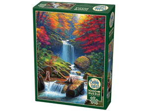 Cobble Hill 1000pc Jigsaw Puzzle Mystic Falls in Autumn