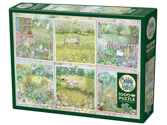 Cobble Hill 1000pc Jigsaw Puzzle Cottage Gardens