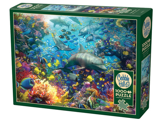 Cobble Hill 1000pc Jigsaw Puzzle Vibrant Sea