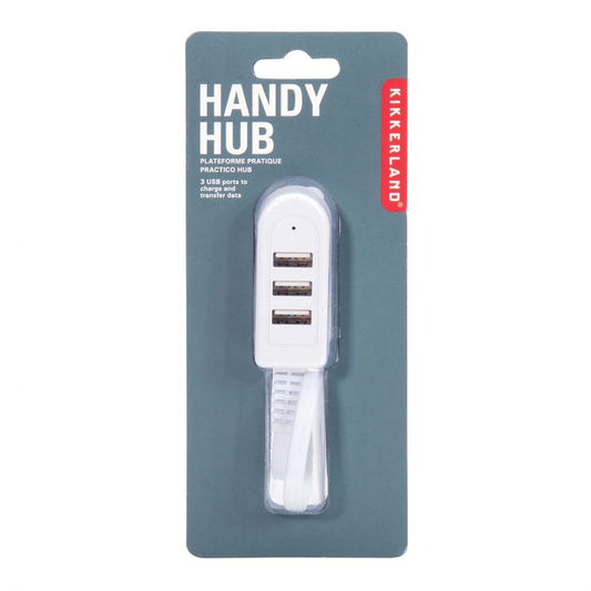 Kikkerland Handy Hub 3xUSB Ports 30cm Cord