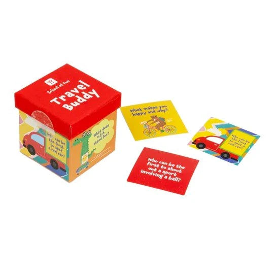 School Of Fun Kid's Trivia And Games Travel Buddy Card Game
