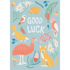 Wirihana Design Good Luck Aus Greeting Card