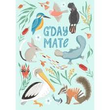 Wirihana Design G'day Mate Greeting Card