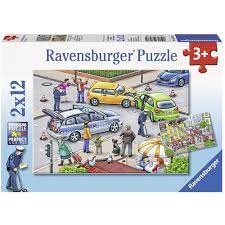 Ravensburger 2x12pc Jigsaw Puzzle Blue Lights On The Way