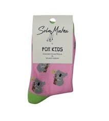 Sole Mates Kids Socks Koala Pink