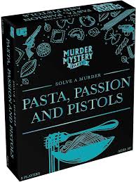 Murder Mystery Party Game Pasta, Passion and Pistols