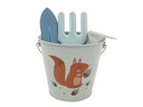 Calm and Breezy Gardening Tool Set in Bucket Pink or Blue