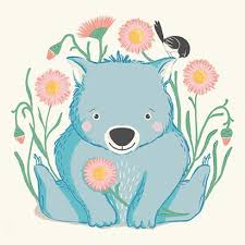 Wirihana Design Cute Wombat Greeting Card