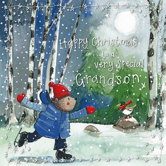 Alex Clark Grandson Christmas Card
