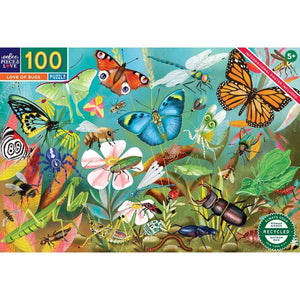 eeBoo 100pc Jigsaw Puzzle Love Of Bugs