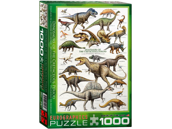Eurographics 1000pc Jigsaw Puzzle Dinosaurs of the Cretaceous Period