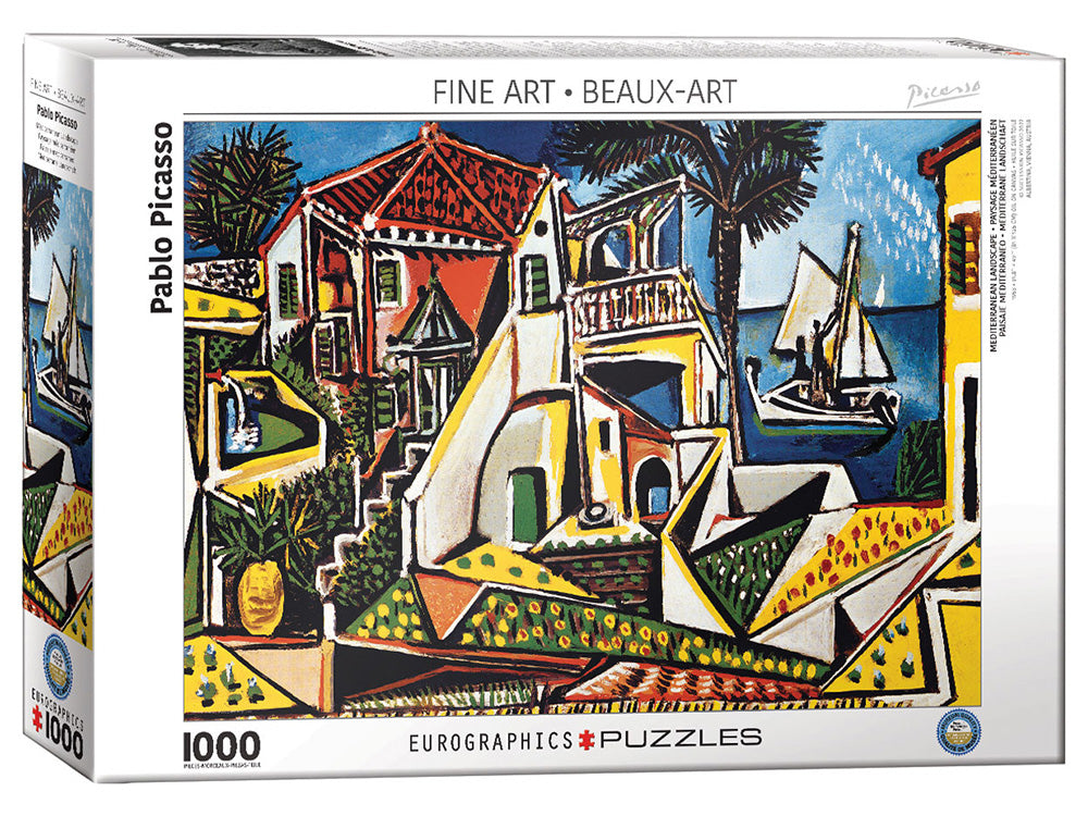 Eurographics 1000pc Jigsaw Puzzle Mediterranean Landscape