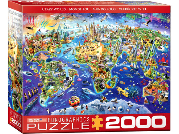 Eurographics 2000pc Jigsaw Puzzle Crazy World