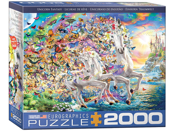 Eurographics 2000pc Jigsaw Puzzle Unicorn Fantasy