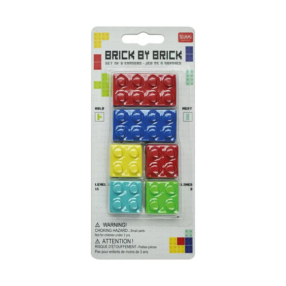 Legami Brick By Brick Erasers