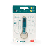 Legami 6 In 1 Keychain Charging Cable