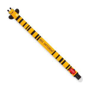 Legami Erasable Pen Bee Black Ink