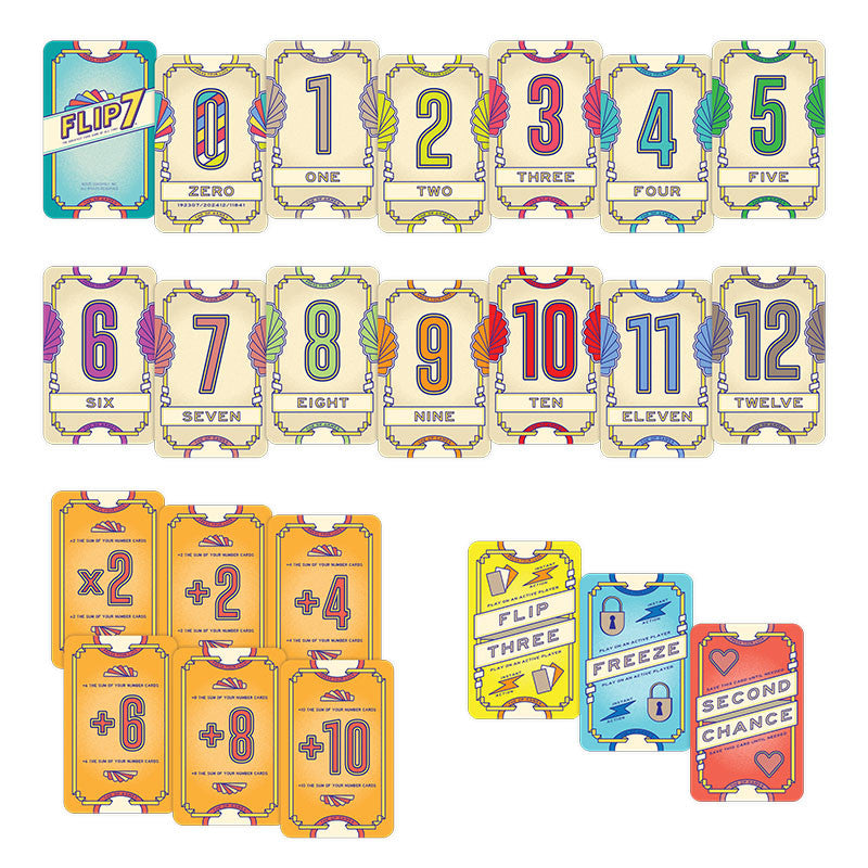 Flip 7 Travel Game Card Game