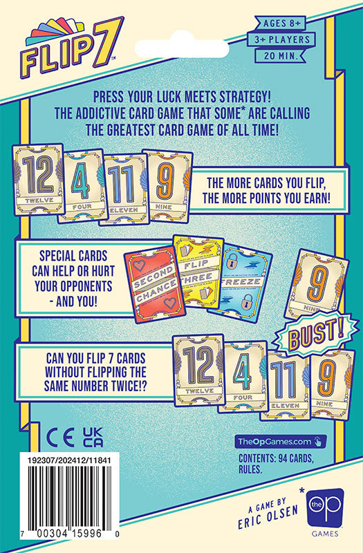 Flip 7 Travel Game Card Game
