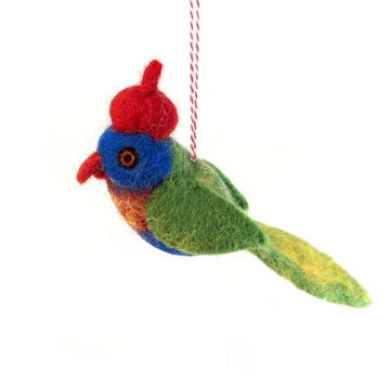 Vevoke Charity Felt Christmas Decoration Lorikeet Lauren