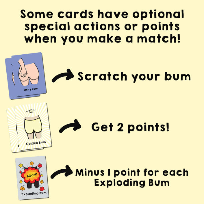 Go Bum Card Game The Cheeky Version of Go Fish