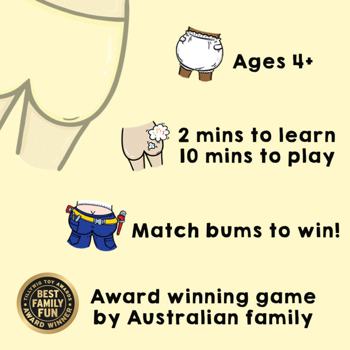 Go Bum Card Game The Cheeky Version of Go Fish