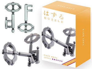 Hanayama Cast Huzzle Key Level 2 Brainteaser Game