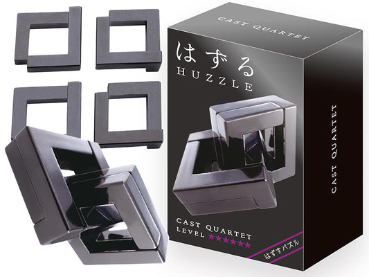 Hanayama Cast Quartet Level 6 Brainteaser