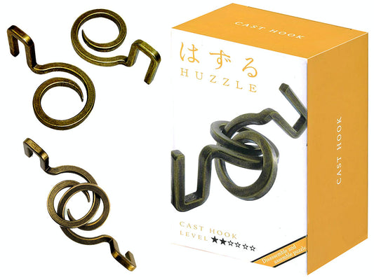 Hanayama Cast Huzzle Hook Level 2 Brainteaser Game