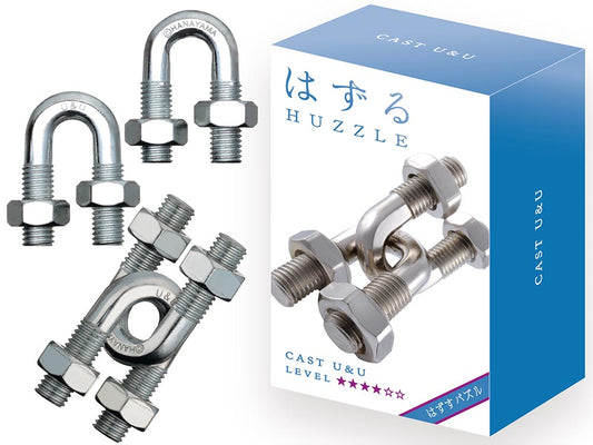 Hanayama Cast U&U Level 4 Brainteaser
