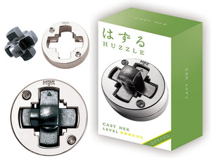 Hanayama Cast Hex Level 3 Brainteaser Game