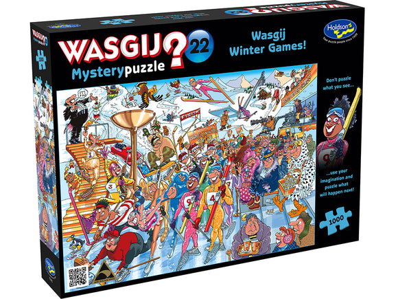Wasgij? 1000pc Mystery Jigsaw Puzzle #22 Winter Games