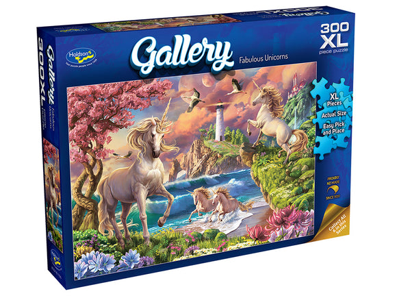 Holdson 300pc Jigsaw Puzzle XL Holdson Gallery Fabulous Unicorns