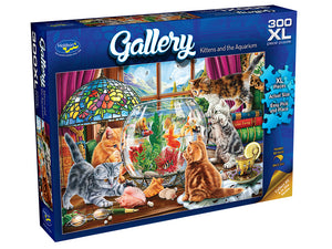 Holdson 300pc Jigsaw Puzzle XL Holdson Gallery Kittens And The Aquarium