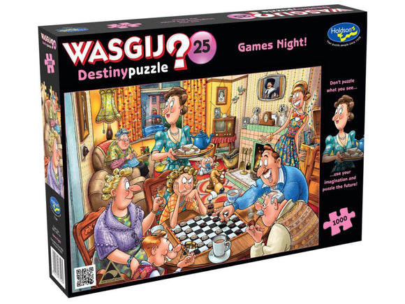 Wasgij? 1000pc Destiny Jigsaw Puzzle #25 Games Night