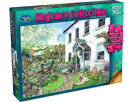 Holdson 500pc Jigsaw Puzzle Regency Collection Cottage Countryside