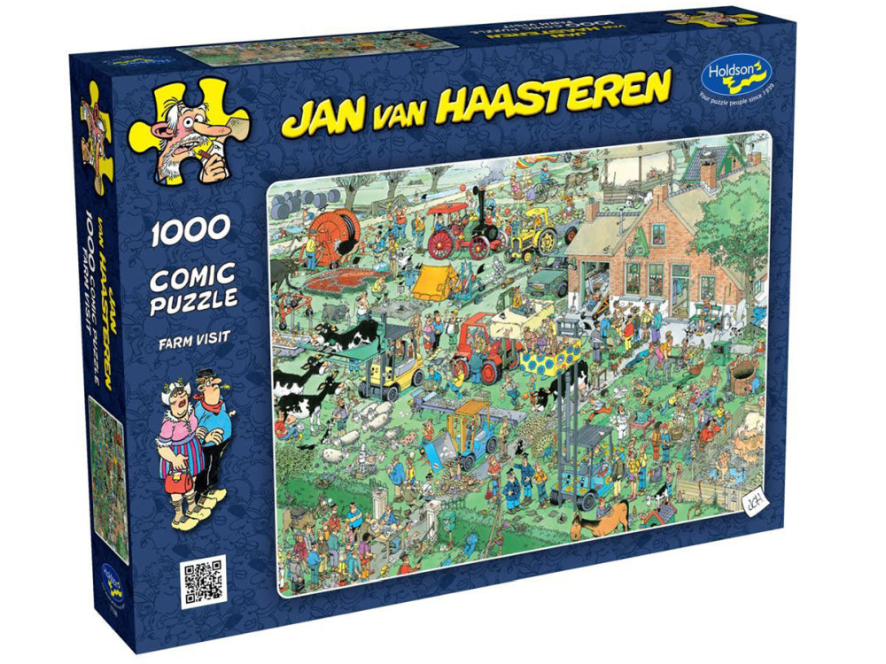 Jan Van Haasteren 1000pc Jigsaw Puzzle Farm Visit
