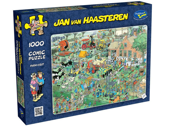 Jan Van Haasteren 1000pc Jigsaw Puzzle Farm Visit