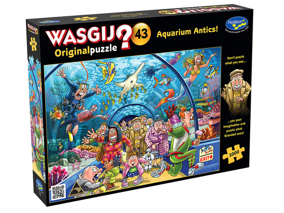 Wasgij Original Puzzle 43 1000pc Aquarium Antics