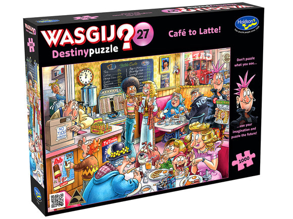 Wasgij? 1000pc Jigsaw Puzzle Destiny #27 Cafe to Latte!