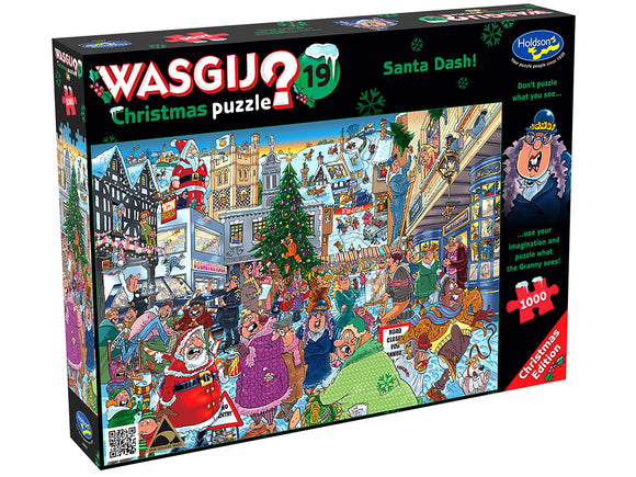 Wasgij? 1000pc Jigsaw Puzzle Christmas Puzzle #19 Santa Dash