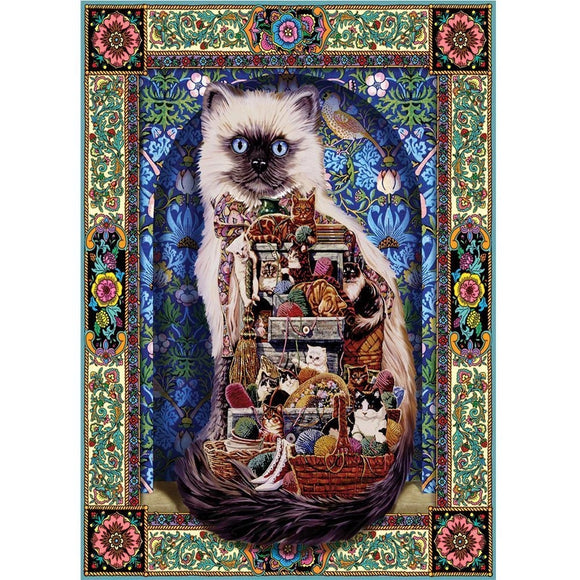 Holdson 1000pc Jigsaw Puzzle Cat Fanciers: Cats Galore